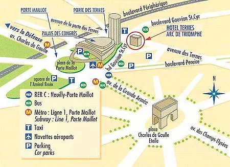 Hotel La Des Ternes Parigi